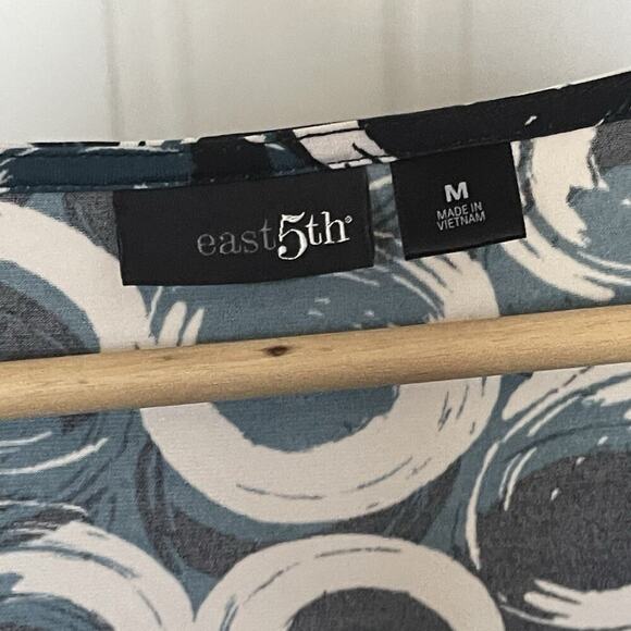 East 5th Babydoll Top Multicolor Polka Dots Whimsygoth Fairy Retro Size Medium - Picture 3 of 5